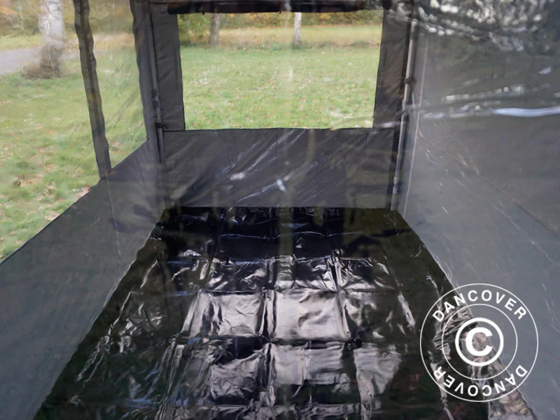 Namiot ekspresowy FleXtents PRO Trapezo 3x3m Szary, mq 4 ściany boczne - Image 14