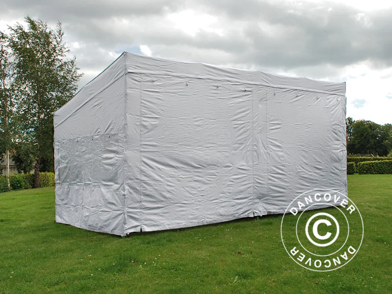 Namiot ekspresowy FleXtents PRO Trapezo 3x6m Biały, mq 4 ściany boczne - Image 10
