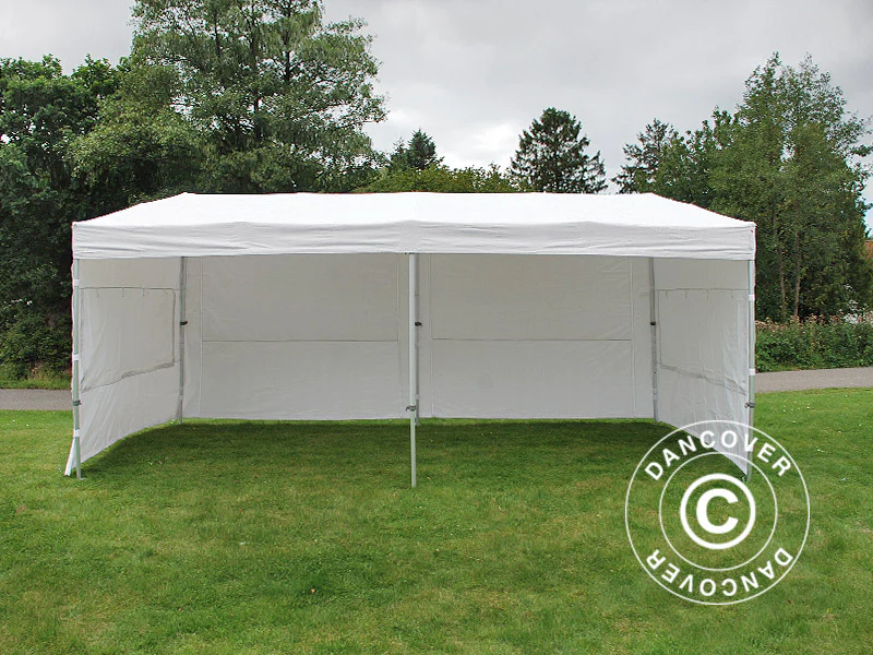 Namiot ekspresowy FleXtents PRO Trapezo 3x6m Biały, mq 4 ściany boczne - Image 14