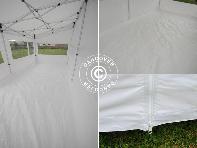 Namiot ekspresowy FleXtents PRO Trapezo 3x6m Biały, mq 4 ściany boczne - Image 19