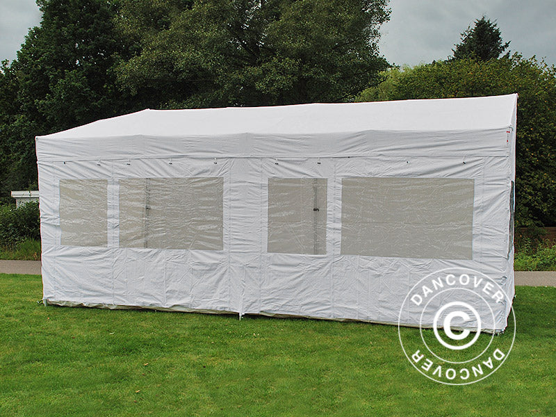 Namiot ekspresowy FleXtents PRO Trapezo 3x6m Biały, mq 4 ściany boczne - Image 3