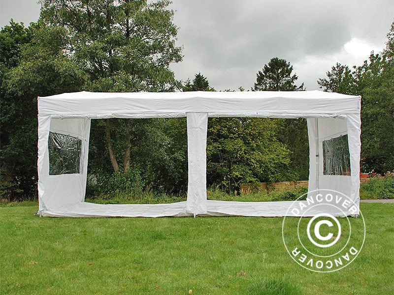 Namiot ekspresowy FleXtents PRO Trapezo 3x6m Biały, mq 4 ściany boczne - Image 5