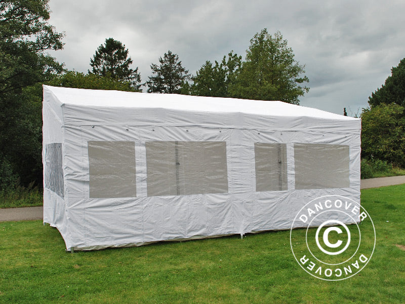 Namiot ekspresowy FleXtents PRO Trapezo 3x6m Biały, mq 4 ściany boczne - Image 6
