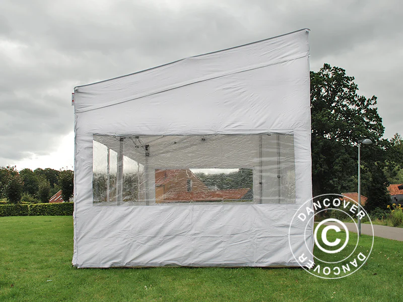 Namiot ekspresowy FleXtents PRO Trapezo 3x6m Biały, mq 4 ściany boczne - Image 7