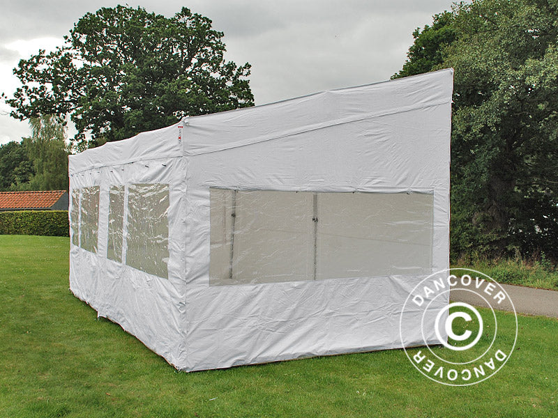 Namiot ekspresowy FleXtents PRO Trapezo 3x6m Biały, mq 4 ściany boczne - Image 8