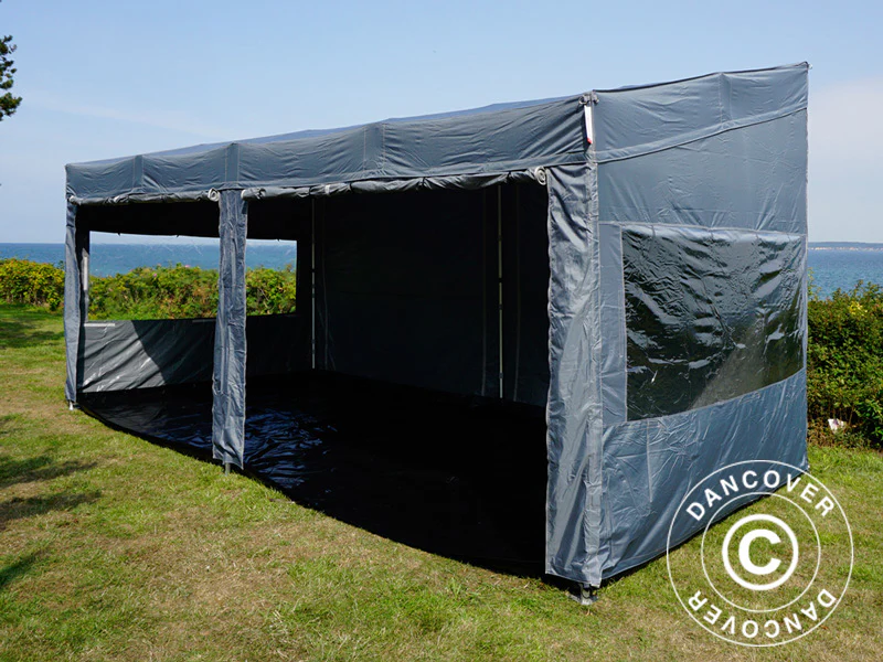 Namiot ekspresowy FleXtents PRO Trapezo 3x6m Szary, mq 4 ściany boczne - Image 17