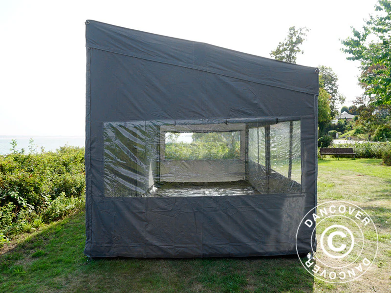 Namiot ekspresowy FleXtents PRO Trapezo 3x6m Szary, mq 4 ściany boczne - Image 22