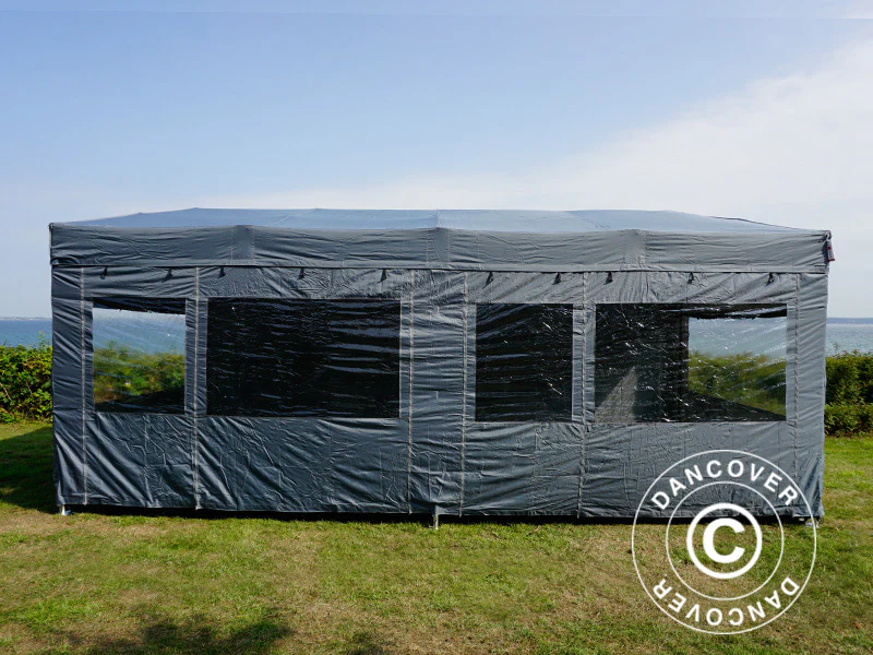 Namiot ekspresowy FleXtents PRO Trapezo 3x6m Szary, mq 4 ściany boczne - Image 24