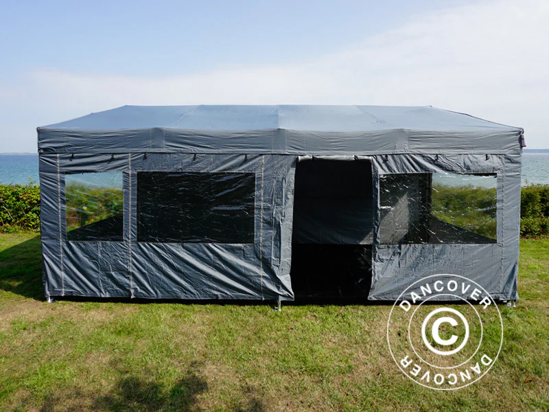 Namiot ekspresowy FleXtents PRO Trapezo 3x6m Szary, mq 4 ściany boczne - Image 25