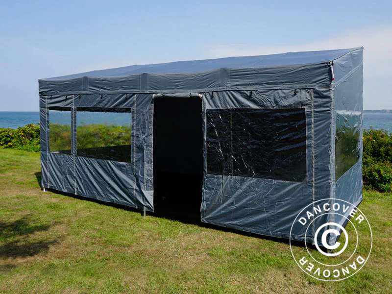 Namiot ekspresowy FleXtents PRO Trapezo 3x6m Szary, mq 4 ściany boczne - Image 26
