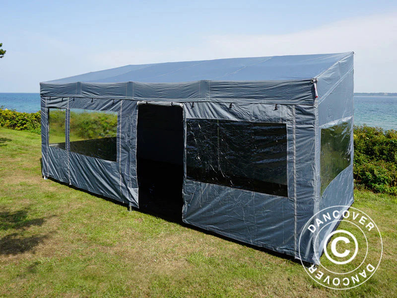 Namiot ekspresowy FleXtents PRO Trapezo 3x6m Szary, mq 4 ściany boczne - Image 27