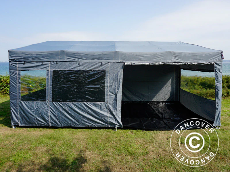 Namiot ekspresowy FleXtents PRO Trapezo 3x6m Szary, mq 4 ściany boczne - Image 29