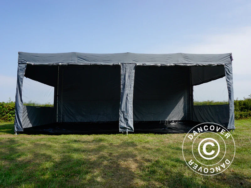 Namiot ekspresowy FleXtents PRO Trapezo 3x6m Szary, mq 4 ściany boczne - Image 32