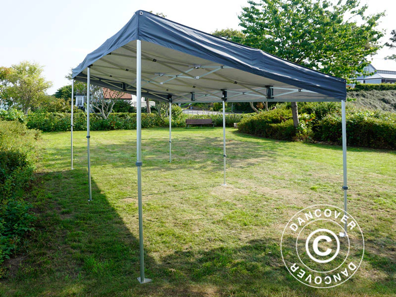 Namiot ekspresowy FleXtents PRO Trapezo 3x6m Szary, mq 4 ściany boczne - Image 36
