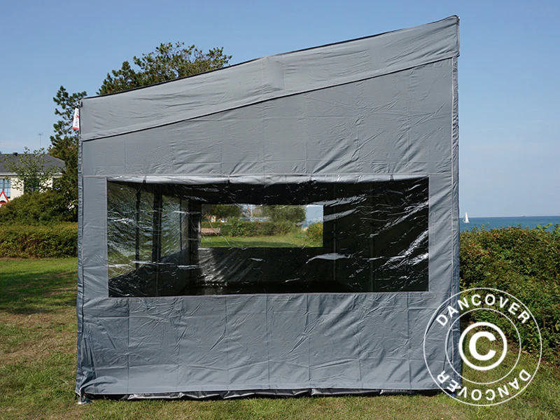 Namiot ekspresowy FleXtents PRO Trapezo 3x6m Szary, mq 4 ściany boczne - Image 39