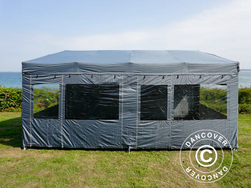Namiot ekspresowy FleXtents PRO Trapezo 3x6m Szary, mq 4 ściany boczne - Image 41