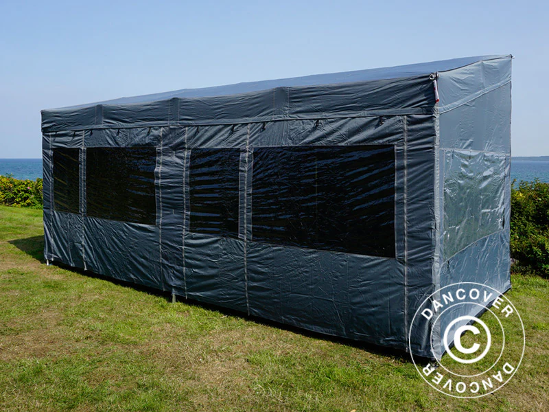 Namiot ekspresowy FleXtents PRO Trapezo 3x6m Szary, mq 4 ściany boczne - Image 48