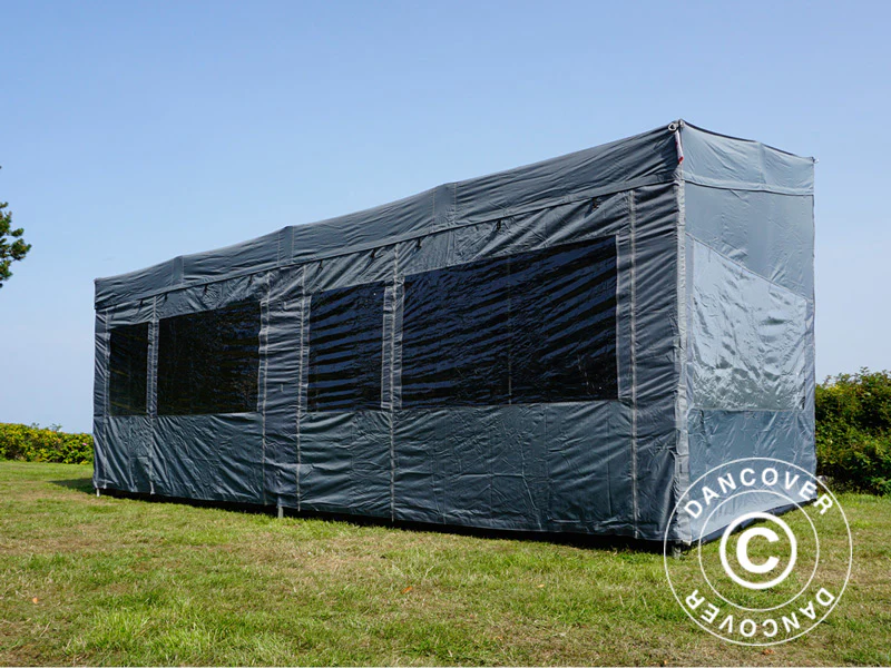 Namiot ekspresowy FleXtents PRO Trapezo 3x6m Szary, mq 4 ściany boczne - Image 49