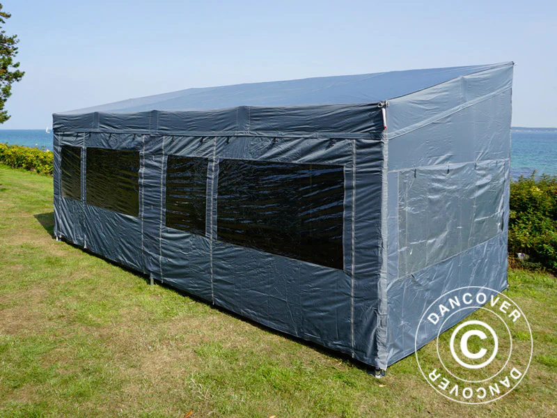 Namiot ekspresowy FleXtents PRO Trapezo 3x6m Szary, mq 4 ściany boczne - Image 50