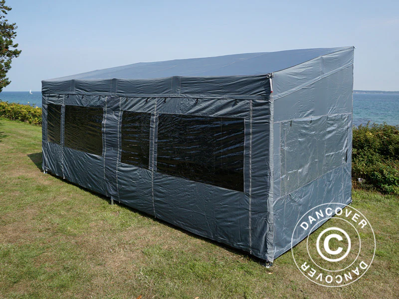 Namiot ekspresowy FleXtents PRO Trapezo 3x6m Szary, mq 4 ściany boczne - Image 51