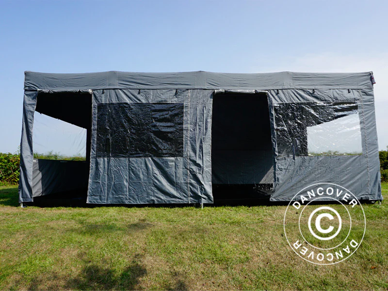 Namiot ekspresowy FleXtents PRO Trapezo 3x6m Szary, mq 4 ściany boczne - Image 53