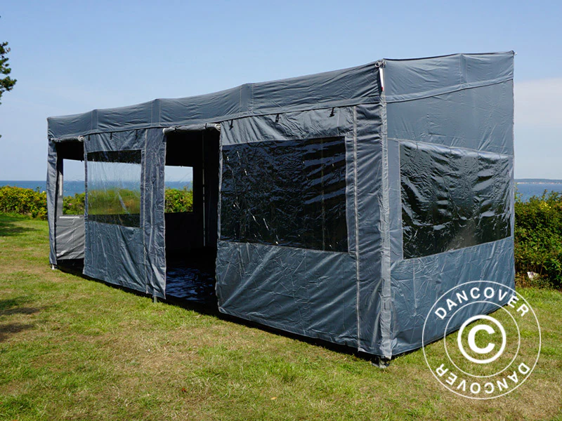 Namiot ekspresowy FleXtents PRO Trapezo 3x6m Szary, mq 4 ściany boczne - Image 57