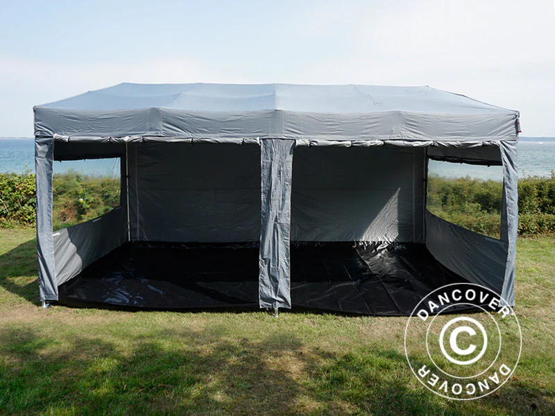Namiot ekspresowy FleXtents PRO Trapezo 3x6m Szary, mq 4 ściany boczne - Image 61