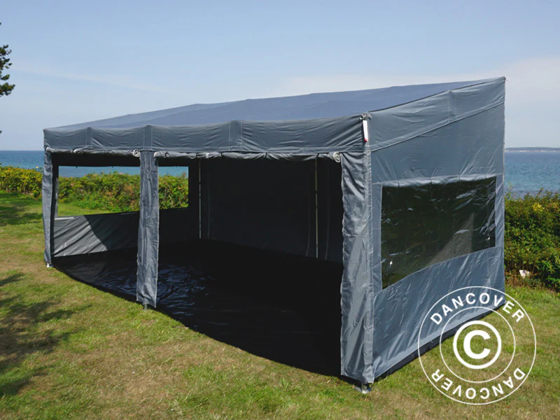 Namiot ekspresowy FleXtents PRO Trapezo 3x6m Szary, mq 4 ściany boczne - Image 62