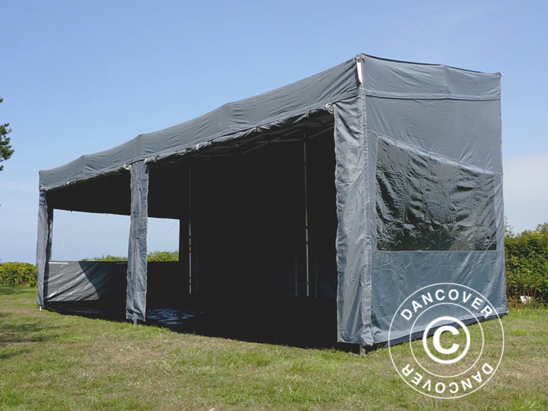 Namiot ekspresowy FleXtents PRO Trapezo 3x6m Szary, mq 4 ściany boczne - Image 66