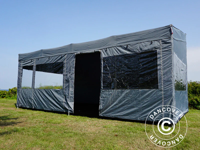 Namiot ekspresowy FleXtents PRO Trapezo 3x6m Szary, mq 4 ściany boczne - Image 68