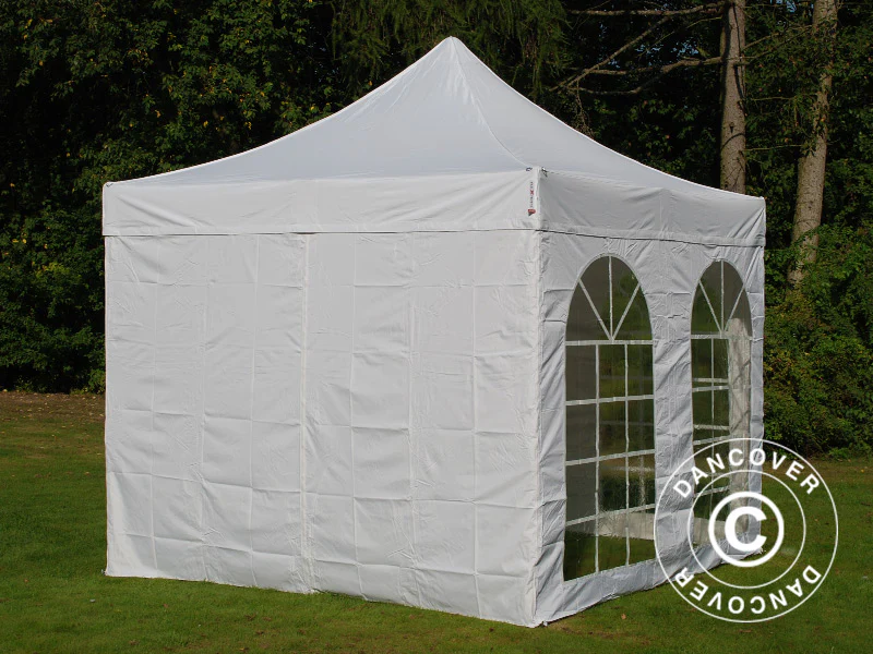 Namiot Ekspresowy FleXtents PRO Vintage Style 3x3m Biały, mq 4 ściany boczne - Image 11