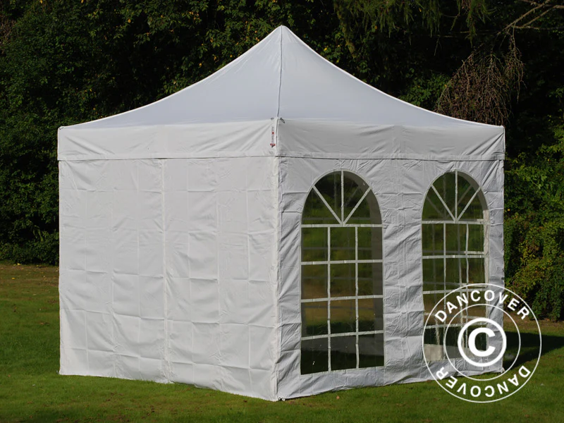 Namiot Ekspresowy FleXtents PRO Vintage Style 3x3m Biały, mq 4 ściany boczne - Image 9