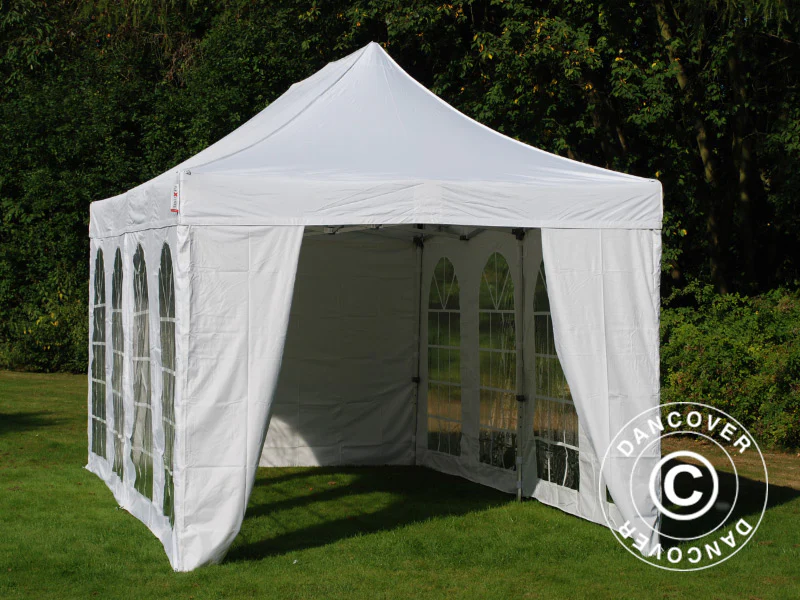 Namiot Ekspresowy FleXtents PRO Vintage Style 3x6m Biały, mq 6 ściany boczne - Image 10