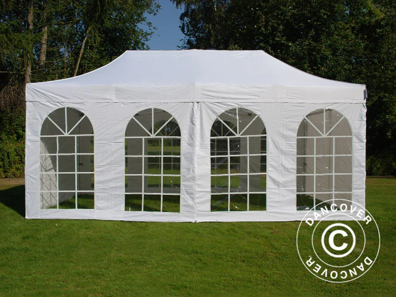 Namiot Ekspresowy FleXtents PRO Vintage Style 3x6m Biały, mq 6 ściany boczne - Image 13