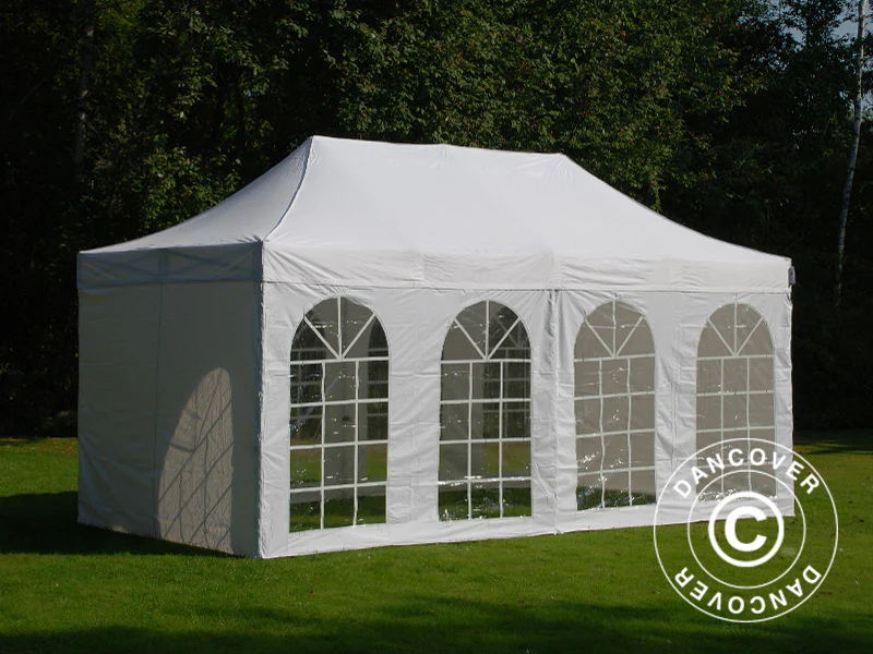 Namiot Ekspresowy FleXtents PRO Vintage Style 3x6m Biały, mq 6 ściany boczne - Image 30