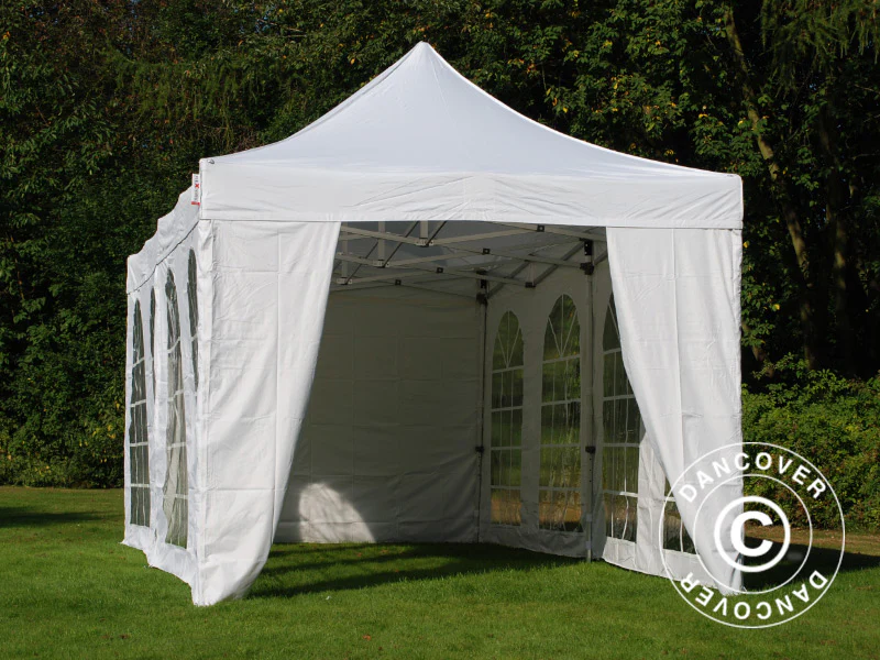 Namiot Ekspresowy FleXtents PRO Vintage Style 3x6m Biały, mq 6 ściany boczne - Image 32