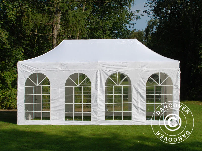 Namiot Ekspresowy FleXtents PRO Vintage Style 3x6m Biały, mq 6 ściany boczne - Image 35
