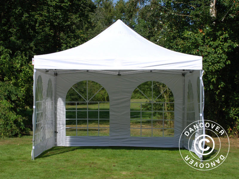 Namiot Ekspresowy FleXtents PRO Vintage Style 4x4m Biały, mq 4 ściany boczne - Image 15