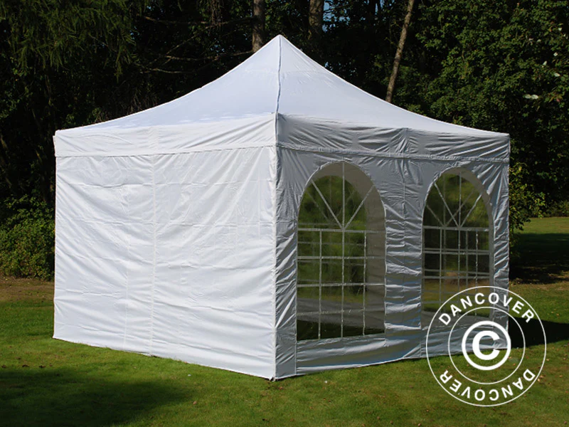 Namiot Ekspresowy FleXtents PRO Vintage Style 4x4m Biały, mq 4 ściany boczne - Image 18