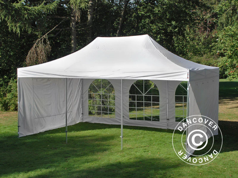 Namiot Ekspresowy FleXtents PRO Vintage Style 4x6m Biały, mq 8 ściany boczne - Image 10