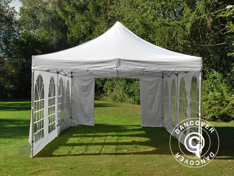 Namiot Ekspresowy FleXtents PRO Vintage Style 4x8m Biały, mq 6 ściany boczne - Image 23