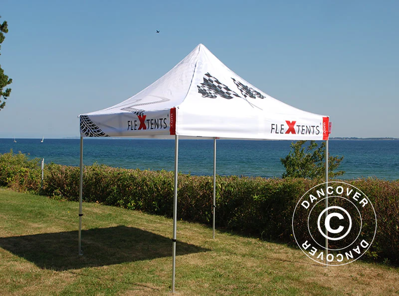 Namiot ekspresowy FleXtents PRO z pełnym zadrukiem cyfrowym, 2x2m - Image 4