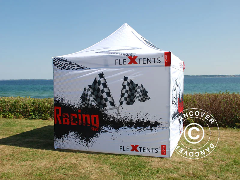 Namiot ekspresowy FleXtents PRO z pełnym zadrukiem cyfrowym, 2x2m, zawierający 4 ściany boczne - Image 5