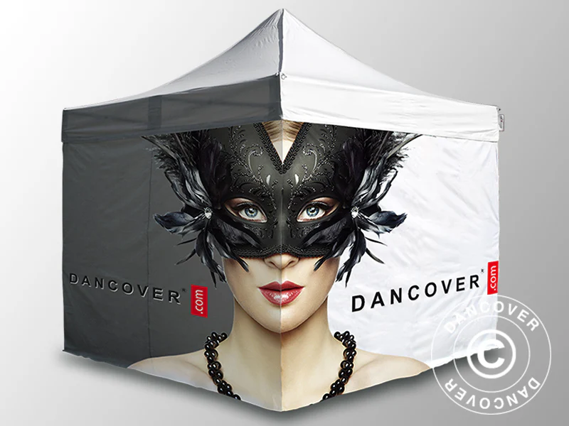Namiot ekspresowy FleXtents PRO z pełnym zadrukiem cyfrowym, 4x4m, zawierający 4 ściany boczne - Image 7