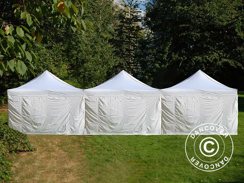 Namiot ekspresowy FleXtents® Steel 12x6m Biały, 8 ścian bocznych w komplecie - Image 5
