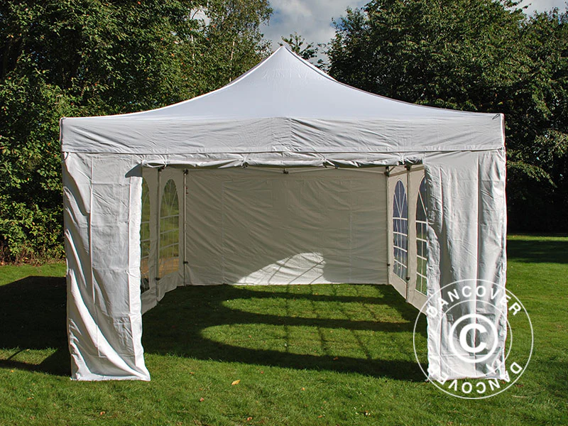 Namiot Ekspresowy FleXtents Steel 3x4,5m, Biały, mq 4 ściany boczne - Image 7