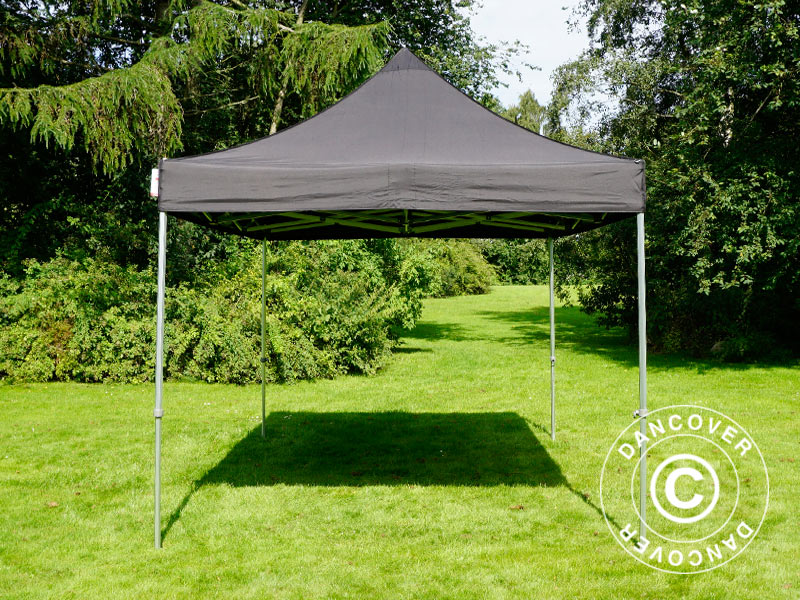 Namiot Ekspresowy FleXtents Steel 3x4,5m, Czarny, zawierający 4 ozdobnymi kurtynami - Image 5