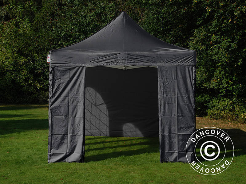 Namiot Ekspresowy FleXtents Steel 3x6m Czarny, mq 4 ściany boczne - Image 3