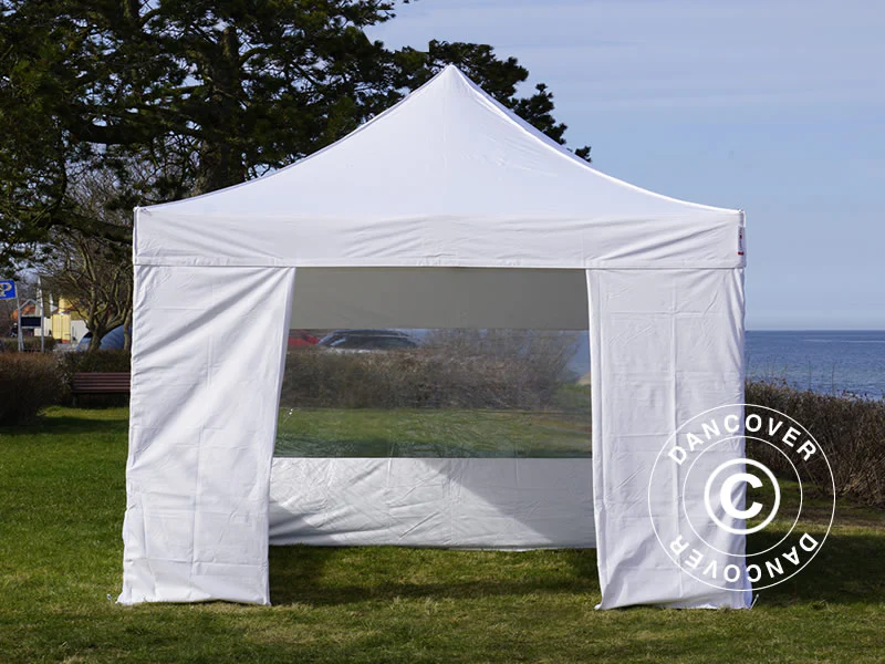 Namiot Ekspresowy FleXtents Steel 4x4m Biały, mq 4 ściany boczne - Image 3