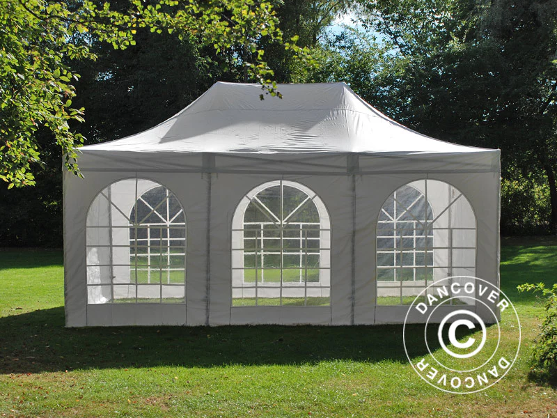 Namiot Ekspresowy FleXtents Steel 4x6m Biały, mq 4 ściany boczne - Image 7